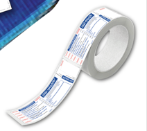 AUTOCOLLANT PLAT ETIQUETTE NUMEROTEE ET PREDECOUPE 220 x 60mm