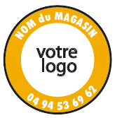 AUTOCOLLANT DOME DIAM 30mm